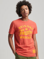 Vitzileosstores SUPERDRY VINTAGE HOME RUN TEE M1011469A 5OO RED