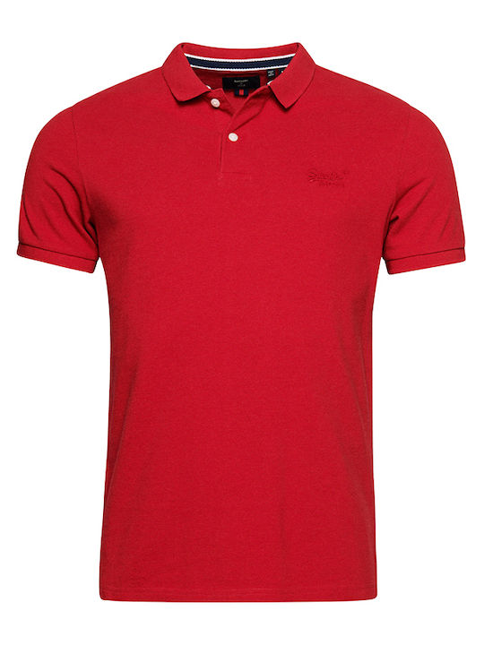 Vitzileosstores SUPERDRY T-SHIRT PIQUE POLO M1110343A 6CY RED