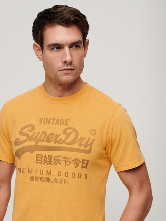 Vitzileosstores SUPERDRY CLASSIC VL HERITAGE T-SHIRT M1011895A 2AI YELLOW