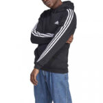 Vitzileosstores ADIDAS ESSENTIALS 3-STRIPES HOODIE IB4028 BLACK